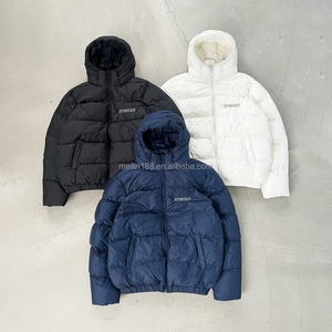 Custom Design Best Quality Padded Coats Plain Blank Bubble Fluffy <b>Zip</b> <b>up</b> <b>Jackets</b> Fluffy Bubble Puffer Down <b>Jacket</b> Manufacturer - Product Image 1