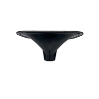 Klaxon de réseau de lignes professionnel tout noir Accessoires audio haut de gamme Klaxon large 612 pour CI