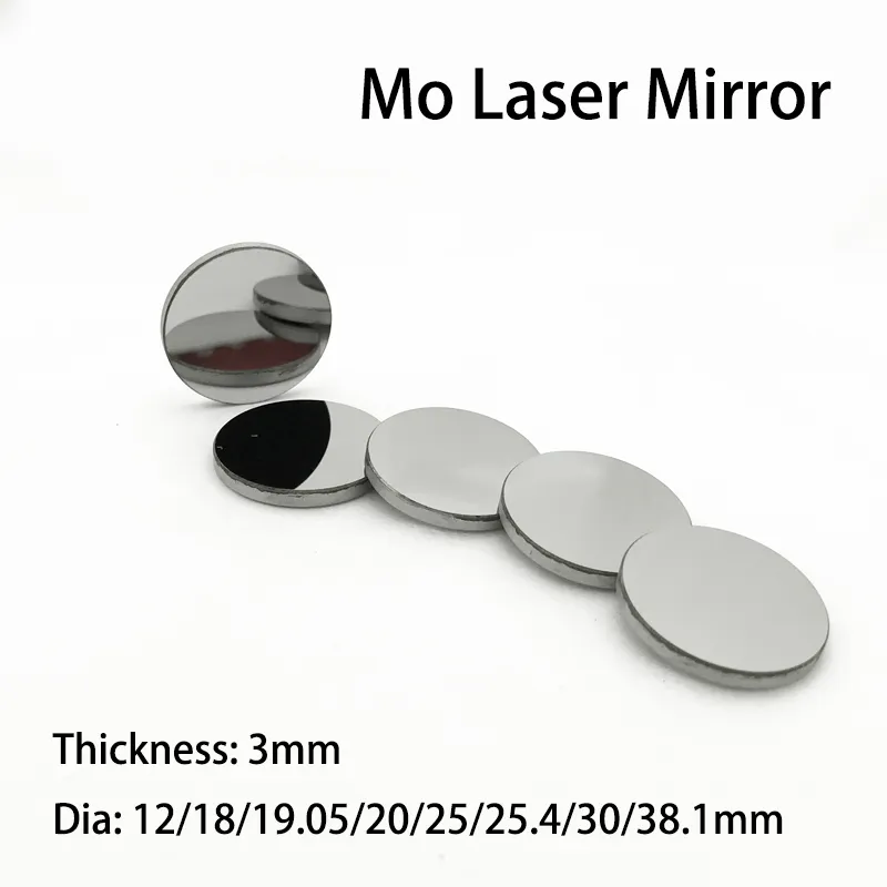 Espelho refletor de vidro óptico, espelho refletor a laser, molybdenum para máquina a laser, venda quente