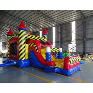 Parque Acuático Inflable Económico con Tobogán de Agua con Temática de Bosque Tropical y Piscina, Diseño Nuevo 2023 - Product Image 3