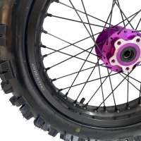 Ensemble de roues et pneus tout-terrain pour moto électrique, roues en alliage d'aluminium de 19/16 pouces pour Surron Light Bee, pneus haute performance
