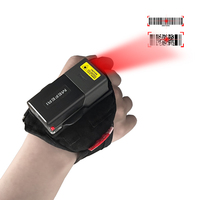 Escáner de Código de Barras Inalámbrico 2D Resistente MEFERI MS300R, Mini Lector de Códigos QR Portátil con Batería Reemplazable de 1000 mAh