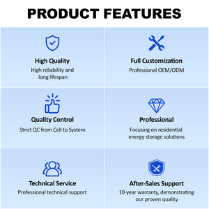 Коммерческий и бытовой гибридный солнечный инвертор-аккумулятор 8 кВт·ч <span class=keywords><strong>LiFePO4</strong></span> 3600 Вт 5000 ВА MPPT <span class=keywords><strong>40</strong></span>-450 В DC PV 5000 Вт 230 В AC CAN - Product Image 5