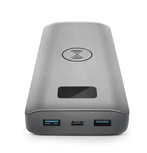PD100W caricabatterie charging veloce Power Bank 27000mAh con Wireless