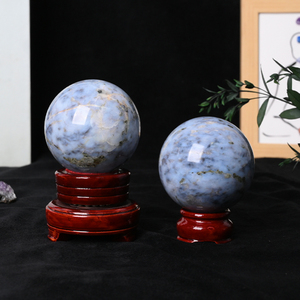 Hot Sale High Quality Natural Healing <b>Ball</b> Blue Opal Sphere <b>Crystal</b> <b>Ball</b> for Home Decoration - Product Image 1