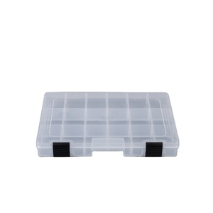 Đa Chức Năng Nhà Máy Giá Trong Suốt Rõ Ràng Nhựa Cứng Nhắc Câu Cá Mồi Lưu Trữ Trường Hợp Công Cụ Câu Cá Hộp Thu Hút Giải Quyết Sông Dòng - Product Image 1