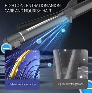 Plancha <span class=keywords><strong>de</strong></span> Pelo Mesky con Vapor y Calentamiento Rápido, Rizador <span class=keywords><strong>de</strong></span> Pelo con Pantalla LED - Product Image 6