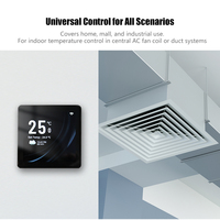 Thermostat intelligent WiFi Smart Switch pour systèmes HVAC domestiques Contrôle vocal et programmation automatique, compatible avec Alexa Google Assistant