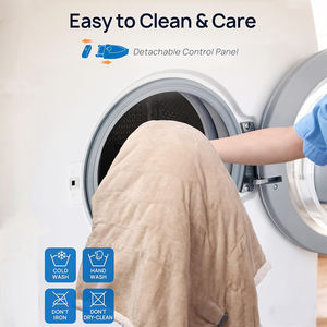 Men Women Electric Heated Blanket for Indoor Outdoor Home Winter Warm Shawl <b>Wraps</b> Wearable Electrical Heated Hoodie Blanket - Product Image 6