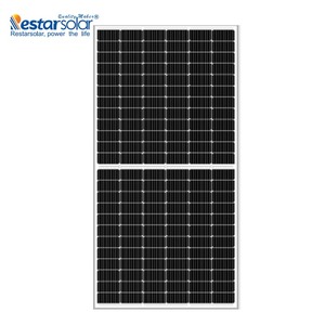 Panneau solaire photovoltaïque monocristallin demi-cellule Restar Solar 450W RT7I-M 16BB haute efficacité, module en verre 3,2 mm - Product Image 1