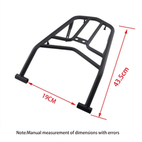 Accessoires de moto compatibles avec Honda CRF250L CRF250M H2C Rally 2012-2019, support de porte-bagages arrière, boîte de rangement, porte-valise