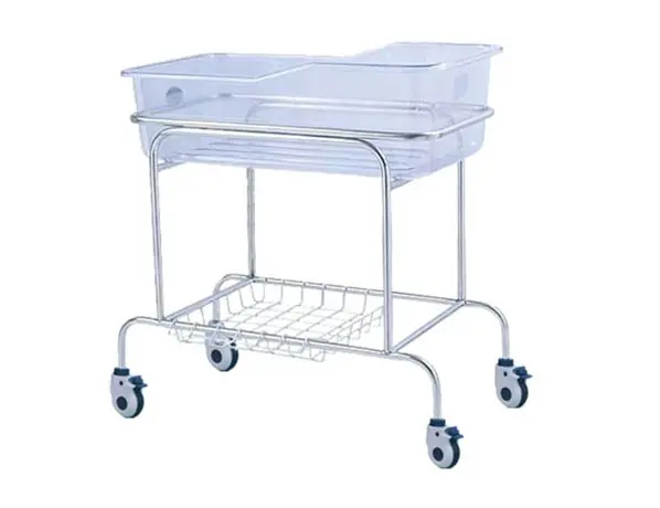 A-153 Hot Sale Hospital Stainless Steel Medical Baby Bed Baby Cots Price