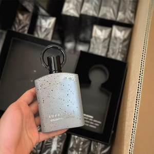 Fragancia Árabe Masculina de Lujo al por Mayor, 100 ml, Aroma Corporal Duradero, Natural, Ecológico, Amaderado, Cuero, Floral, Frutal, EDP, Spray Dubai - Product Image 4