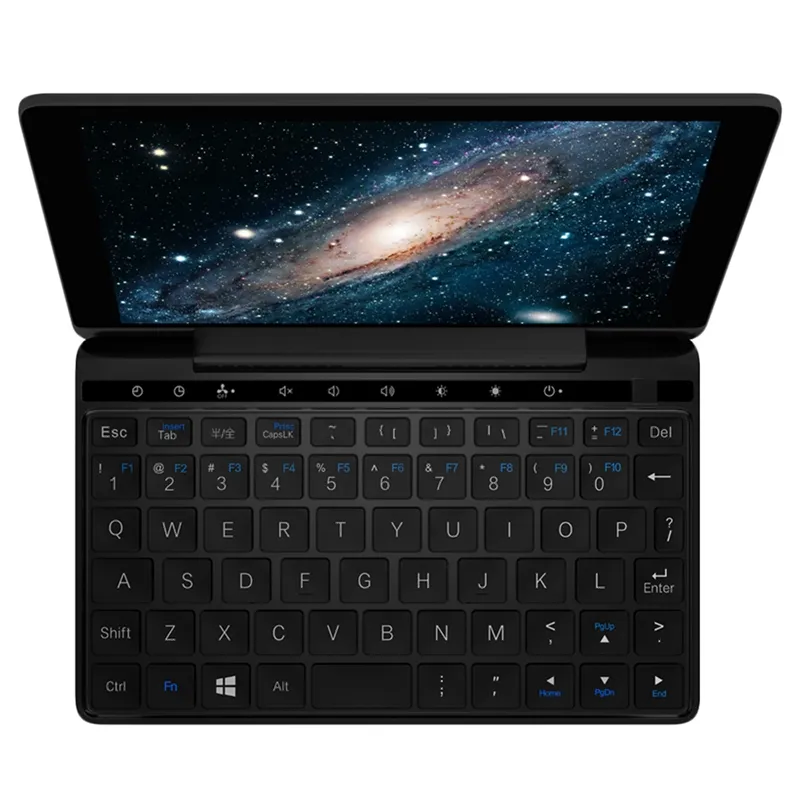 Mini laptop, tela ips de 8 polegadas, processador intel core, ganha 10 os 8gb 128gb, laptop de bolso, com teclado retroiluminado