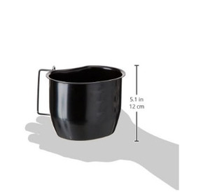 Gourde de guerrier en aluminium anodisé noir pour le camping, la randonnée et l'usage en extérieur - Product Image 2