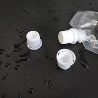 Pochettes transparentes réutilisables de 380 ml avec bec verseur pour liquides, sachets souples en plastique transparent pour boissons, emballage stand-up