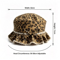 Sombreros de Fiesta con Estampado de Leopardo al por Mayor, Gorras y Sombreros con Logotipo Personalizado para Grupos y Festivales