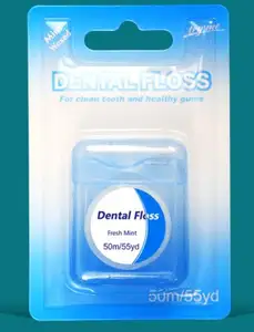 Heathy Clean 50M Floss Length 100% Waste Biodegradable Ecofriendly Gum Dental Floss Corn With Flavor