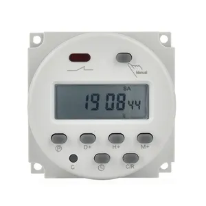 CN101A LCD זמן מתג 12V 24V 110V 220V זמן ממסר רחוב מנורת לוח מודעות אספקת חשמל טיימר ממסר 16A CN101