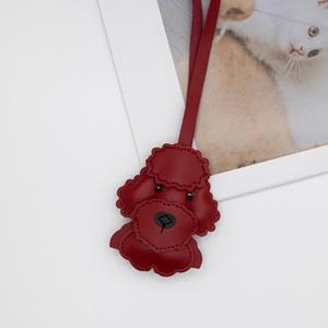 Lindo llavero de piel sintética con forma de perro, colgante para bolso, amuleto decorativo, regalo para mujer, adorno de animal, llavero para coche - Product Image 6