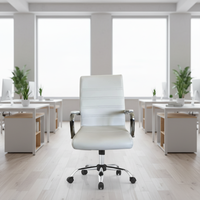 Chaise de bureau traditionnelle pivotante à 360°, ergonomique, confortable, en cuir PU de haute qualité, prix abordable, pour cadres