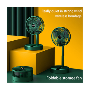 Younimei Mini Usb stand ventilatore ricaricabile a mano tavolo elettrico aria condizionata raffreddamento da tavolo portatile ventilatore piegato - Product Image 3