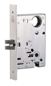 For Listed <strong>Fire</strong> Rated 3 <strong>Keys</strong> Stainless Steel Dormitory Exit Door Lock ANSI Latch Dead Bolt Mortise Lockset - Product Image 5