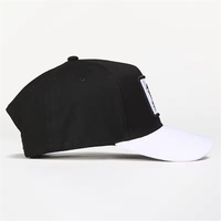 Gorra de béisbol coreana de 5 paneles lavada, de moda popular, con parche tejido, bordado de alta calidad, ajustable, con diseño de animales, común
