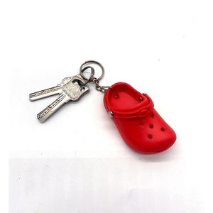 New Mini Slipper Hole Shoes Keychain Foam Material Shoes <b>Key</b> <b>Chain</b> - Product Image 6