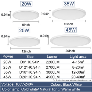 <span class=keywords><strong>ไฟ</strong></span>เพดานแอป <span class=keywords><strong>LED</strong></span>, <span class=keywords><strong>ไฟ</strong></span>แอปควบคุมระยะไกลบางเฉียบหรี่แสงได้3000K-6000K สำหรับบ้านที่อยู่อาศัย - Product Image 6