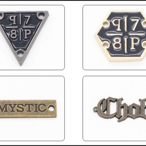 2019 Fashion Custom Design Metal Label Tag <b>Accessories</b> for <b>Bags</b> - Product Image 6