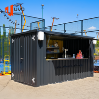 Conteneur d'expédition portable préfabriqué sur mesure de 20 pieds Café Bar Conteneur Magasins Restaurant
