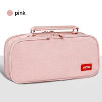 Étui à crayons rigide grande capacité, organiseur de papeterie, sac de rangement pour stylos avec fermeture éclair, pour fournitures scolaires et de bureau, logo personnalisé