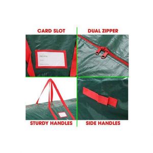 <b>Christmas</b> <b>Tree</b> Storage Bag <b>Large</b> Round <b>Christmas</b> Ornament Container Bag - Product Image 4