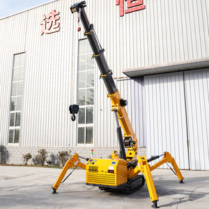 Heavy Duty Crane Machine 5ton 8Ton Spider Crawler Crane para elevador <span class=keywords><strong>de</strong></span> pared <span class=keywords><strong>de</strong></span> cortina <span class=keywords><strong>de</strong></span> vidrio - Product Image 6