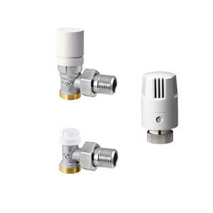 Válvula Termostática RBM de 1/2 Pulgada con Bloqueo Angular para Sistemas HVAC Domésticos - Product Image 1