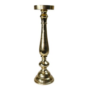 Candelabros de oro antiguo modernos para decoración de boda, portavelas de suelo de aluminio para decoración para sala de estar, novedad - Product Image 1