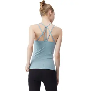 Strap Sports Top Sexy Yoga Weste Tank Top Frauen Fitness Laufen Ärmellose Sport bekleidung für Mädchen