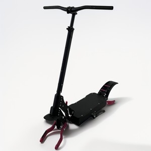 Geofought Foldable Easy to Install 10inch 11 Inch 135mm 150mm open fork Escooter Body Frame Aluminum Alloy for Customization - Product Image 1