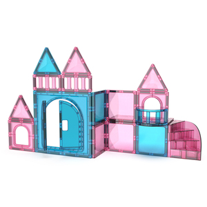 Magplayer Blocs Magnétiques Cadeaux de Noël, 100 Pièces 120 Pièces Ensemble de <span class=keywords><strong>Construction</strong></span> <span class=keywords><strong>Magnétique</strong></span>, Carreaux Magnétiques pour Enfants - Product Image 3
