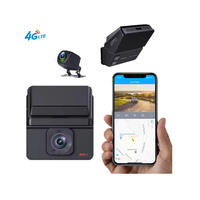 Dashcam 4G 2K/1440P avec WiFi et Suivi GPS, Double Caméra Enregistreur DVR pour Voiture, Vue en Direct, Accès à Distance, Caméra de Suivi, Vidéo en Direct