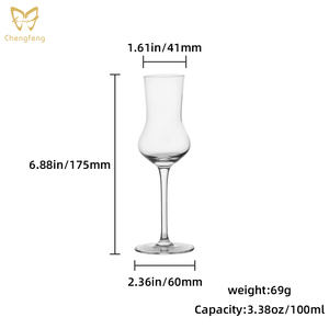 Set di Bicchieri per <span class=keywords><strong>Grappa</strong></span> in Cristallo, Calici per Schnaps, Bicchieri a Tulipano per Degustazione, Calici per Brandy, Liquore, Rum, Bicchieri Trasparenti per Degustazione Vini, Bicchierini <span class=keywords><strong>da</strong></span> Shot - Product Image 2
