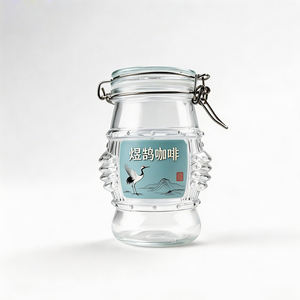 Frasco de Vidrio para Café de Gran Capacidad (420 ml) con Cierre Metálico Seguro, Apto para Guardar Mermeladas y Encurtidos Caseros - Product Image 4