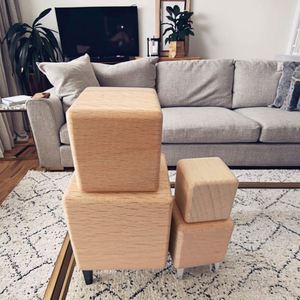 Wholesale <b>Wood</b> Cube Beechwood <b>Block</b> Eco-Friendly Modern Home Decoration Art & Gift DIY Polished Toys Lovely for Kids Adults - Product Image 1
