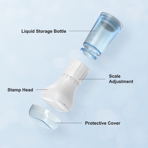 Nouvel applicateur de sérum capillaire EMS en plastique à 140 aiguilles, réglable de 0 à 3,0 mm de longueur, pour le cuir chevelu et le visage, avec flacon de sérum - Product Image 3