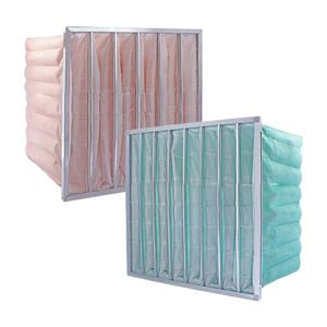 Nouveau filtre à air <span class=keywords><strong>HEPA</strong></span> en fibres synthétiques avec construction de filtre à sac, efficacité H13/H14 pour climatisation, type panneau plissé - Product Image 4