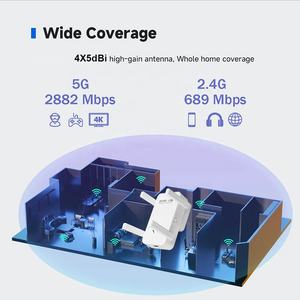 Amplificateur de signal sans fil double bande WiFi 7 BE3600 802.11BE, répéteur WiFi 7 3600 Mbps pour grande <span class=keywords><strong>maison</strong></span> - Product Image 3