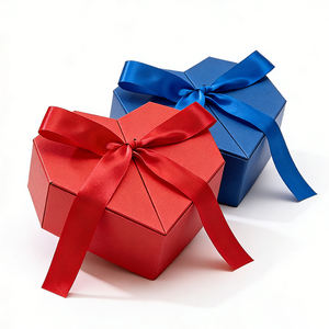 Scatole Regalo di Lusso in Cartone con Nastro e Logo Personalizzato per Bomboniere Matrimonio e Cioccolatini Festa della Mamma - Product Image 4