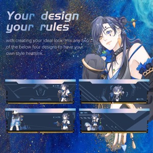 نمط جديد ليد Ddr5 16 جيجابايت ألعاب Ecc <span class=keywords><strong>Ram</strong></span> dddr4 32 جيجابايت + + ميجا هرتز سطح المكتب سرعة عالية ذاكرة Xmp للكمبيوتر - Product Image 2