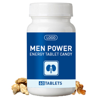 Capsules énergétiques pour hommes OEM MACA Vitamine pour l'amélioration des performances masculines Améliore l'immunité Fournit de l'énergie 3 fois par jour 2 comprimés à chaque fois